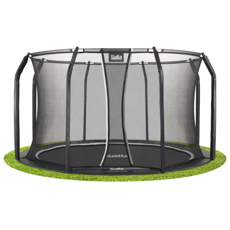 Salta Trampolin Royal Baseground Ø427 cm, sort inkl. sikkerhedsnet