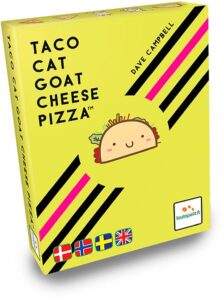 Taco Cat Goat Cheese Pizza (Dansk) - Card Game