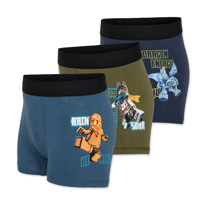 ARIS 704 - 3-PACK BOXERS - Middle Blue - 104/110