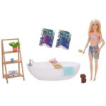 Barbie Dukkesæt - Confetti Bathtub Playset