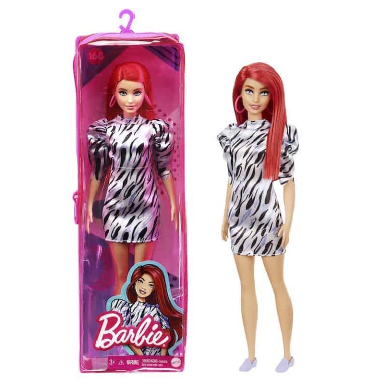 Barbie Fashionista Doll Short Red Hair