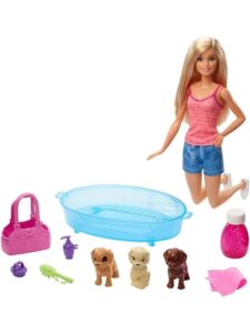 Barbie Puppy Bath Time