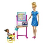 Barbie Teacher Doll (Blonde) with Apprentice