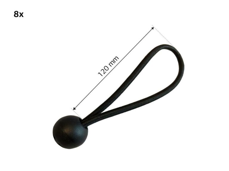 ELASTIC BAND + BALL (120 MM) (8X)