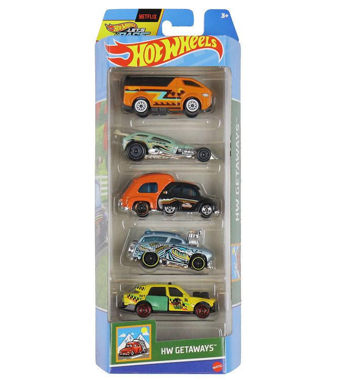 Hot Wheels Biler - 5-pak - HW Getaways