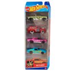 Hot Wheels Biler Flames - 5 Pak