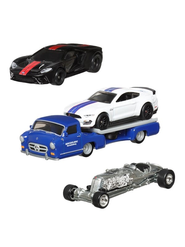 Hot Wheels Premium Collector Jay Leno's Garage Set