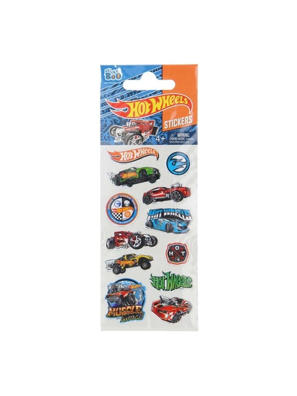 Hot Wheels Sticker Sheet