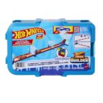 Hot Wheels Track Builder Ice Crash Playset With Toy Car 10 Ice-themed Track Pieces And Storage Box