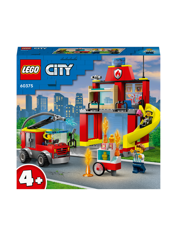 LEGO City 60375 Brandstation og brandbil