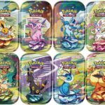 Pokemon SV08.5 Prismatic Evolutions Mini Tins Display