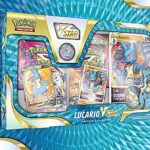 Pokemon VSTAR Box: Lucario VSTAR Premium Collection (USA version) (6 Boosters)