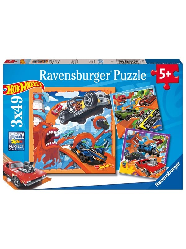 Ravensburger Hot Wheels 3x49p