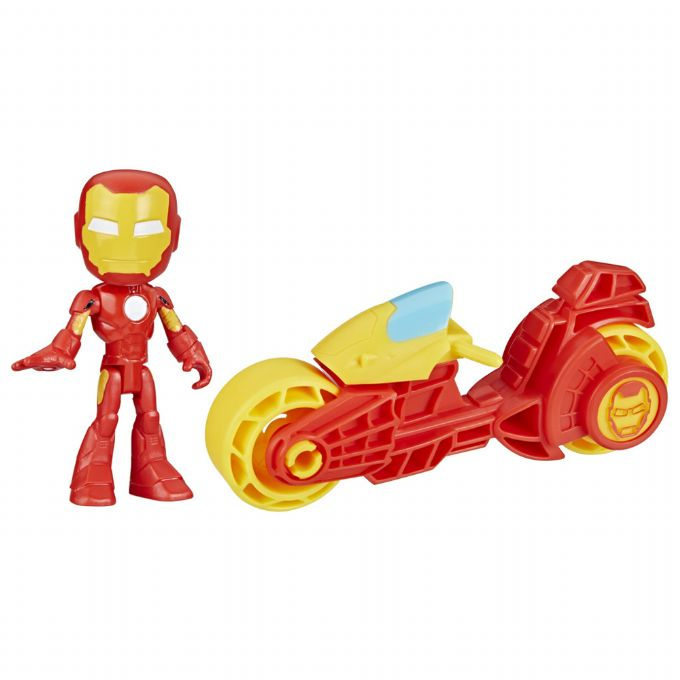 Spiderman Motorcykel Iron Man