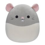 Squishmallows Grå & Hvid Rotte