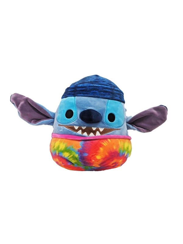 Squishmallows Stitch in beanie Hat Tie Dye