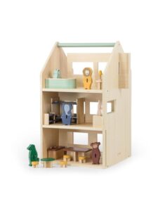 Trixie Wooden Dollhouse with Accessories