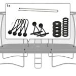 ULTIM SAFETY NET DLX XL - FASTENERS 410 & 500 Elastikker mm.