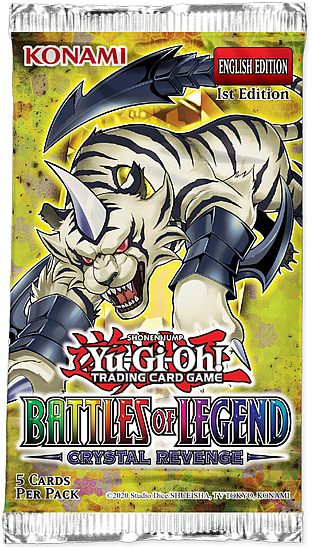 Yu-Gi-Oh! Booster Pakke Battles of Legend: Crystal Revenge Booster Pack