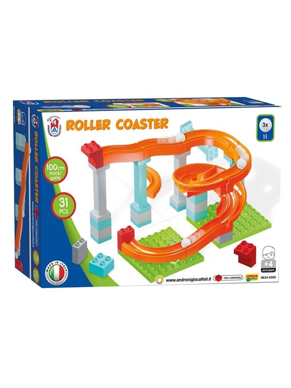 Androni Marble track Roller Coaster Set 31 pieces.