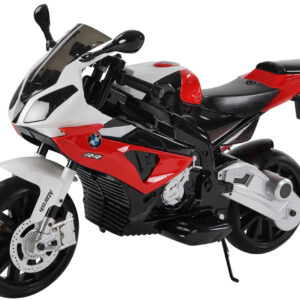 BMW S 1000 RR Motorcykel til Børn 12V med gummihjul /Rød