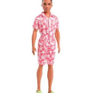 Barbie Dukke - 30 cm - Fashionista Ken Printed Boiler Suit