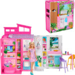 Barbie - Getaway Dukkehus Og Dukke