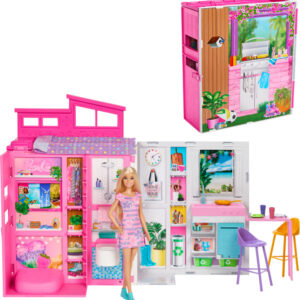 Barbie - Getaway Dukkehus Og Dukke