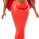 Barbie - Havfrue Dukke - Coral Og Lyserød