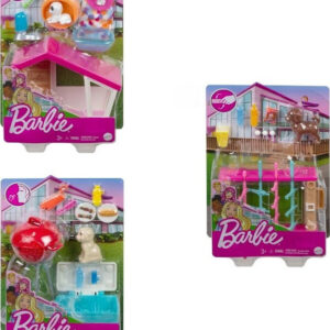 Barbie - Legesæt Med Kæledyr - Assorteret