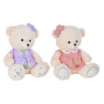 Bjørnebamse Kjole 42 x 20 x 50 cm Beige Pink Syren Børns Bjørn (2 enheder)