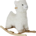 Bloomingville Mini - Kinto Gyngehest - Lama - Hvid - Polyester