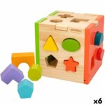 Børne Puslespil af Træ Woomax 15 x 15 x 15 cm (6 enheder)
