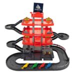 Cavallino Toys - Cavallino Racing Parking Garage Red with 4 Floors and Cars Playset