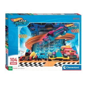 Clementoni Jigsaw Puzzle Super Color Hot Wheels II 104pcs. Floor
