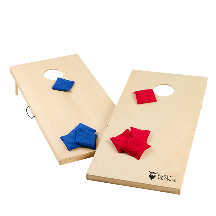 Cornhole sæt 120x60 (Officielle mål) - Inkl 8 kasteposer PartyVikings