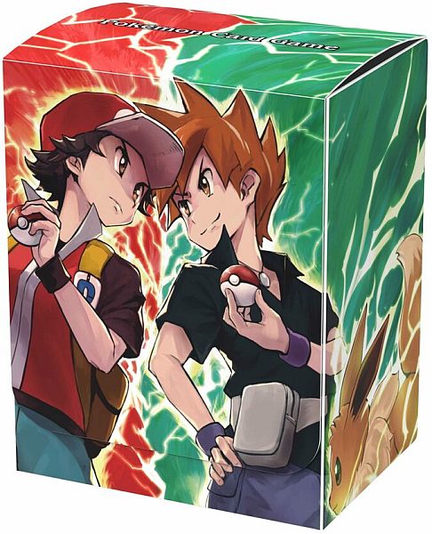 Deck Box - Pokemon: Red & Green - Pokemon Deck Case