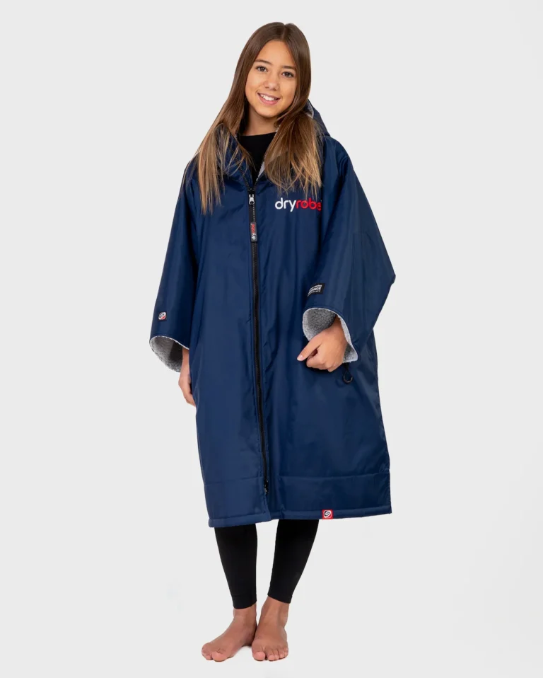 DryrobeÂ® Advance Kids Short Sleeve - Navy/Grå