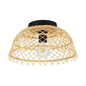 EGLO Ausnby Loft E27 Ø370 Natur - Loftlampe - 43831
