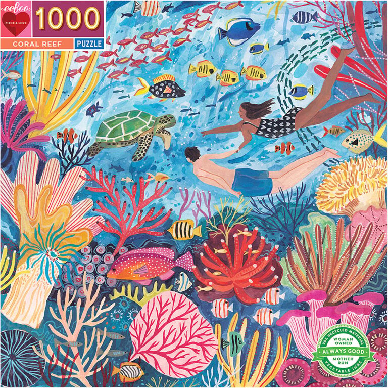 Eeboo Puslespil 1000 brk - Koralrev