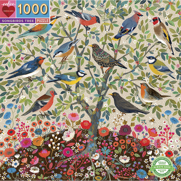 Eeboo Puslespil 1000 brk - Songbirds Tree