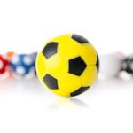 Fodbold til bordfodbold gul 35mm