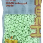 Hama midi perler 1000 stk pastel mint 98