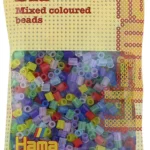 Hama midi perler 1000 stk transp. mix 53