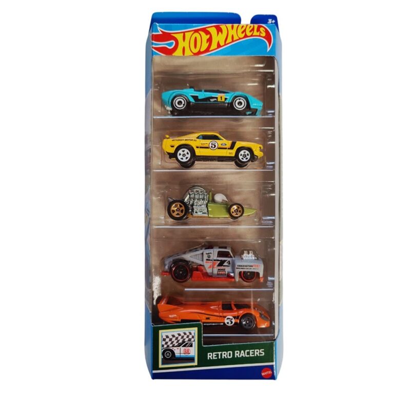 Hot Wheels Biler Retro Racers - 5 Pak