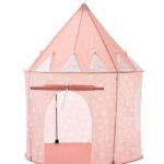 Kids Concept Legetelt - 100x130 cm - Rosa m. Stjerner