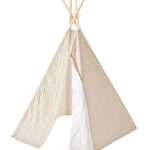Kids Concept Legetelt - Tipi Stripe - Blå/Hvid