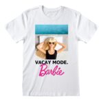 Kortærmet T-shirt Barbie Vacay Mode Hvid Unisex XL