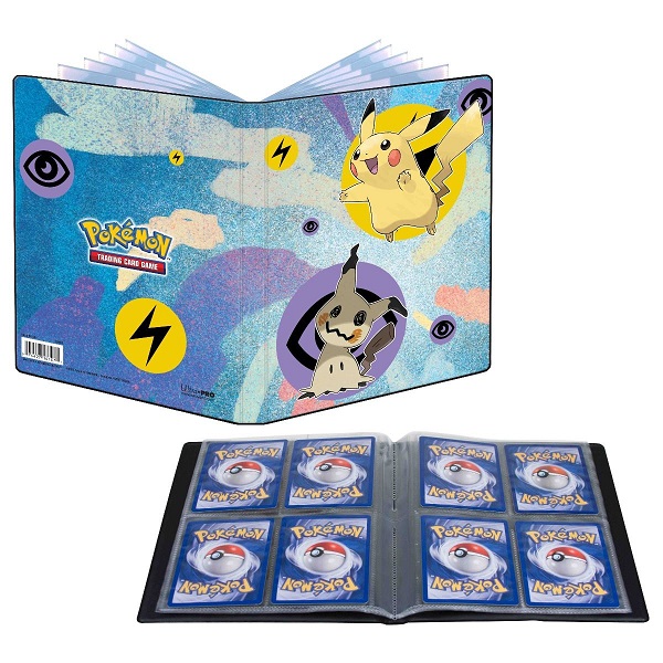 Mappe - Pokemon - Pikachu & Mimikyu - Album - 4-Pocket (Holder 80 kort + 4 Oversized kort) UltraPro #16107