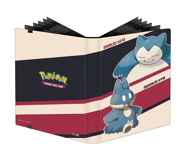 Mappe - Pokemon: Snorlax & Munchlax Pro-Binder 18x20 (Plads til 360 kort) Ultra Pro #15954